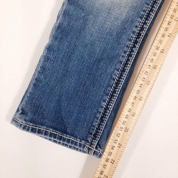 Rock Revival Alanis Stretch Capri Jeans Women's SZ 24 Embroidered Cowgirl Preppy - Picture 13 of 13